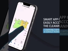 Διπλή ηλεκτρική σκούπα ρομπότ Mop περιστροφής με τη μόνη καθαρή Mop δεξαμενή νερού ελέγχου σταθμών ηλεκτρική