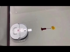 Κενό ρομπότ με το σκληρό πάτωμα ηλεκτρικών σκουπών τηλεχειρισμού ναυσιπλοΐας γυροσκοπίων καθαρό